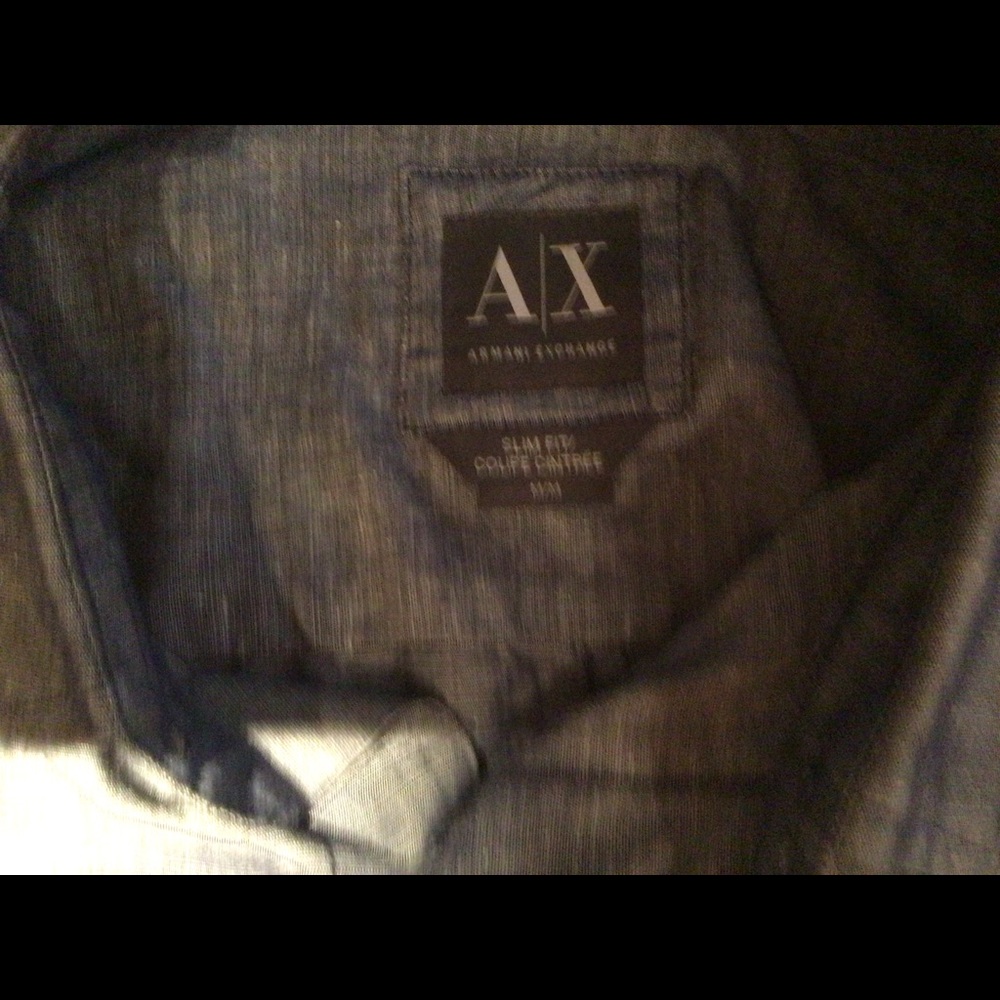 Armani Button Down, Blue Grey, Regular - image 2